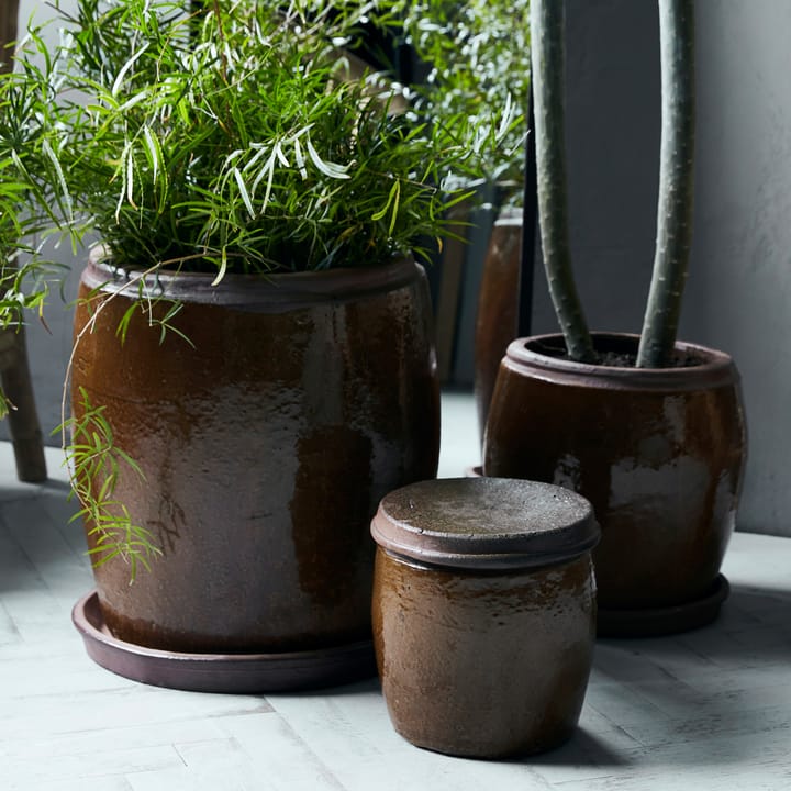 Pot Khap Ø29 cm, Marron House Doctor
