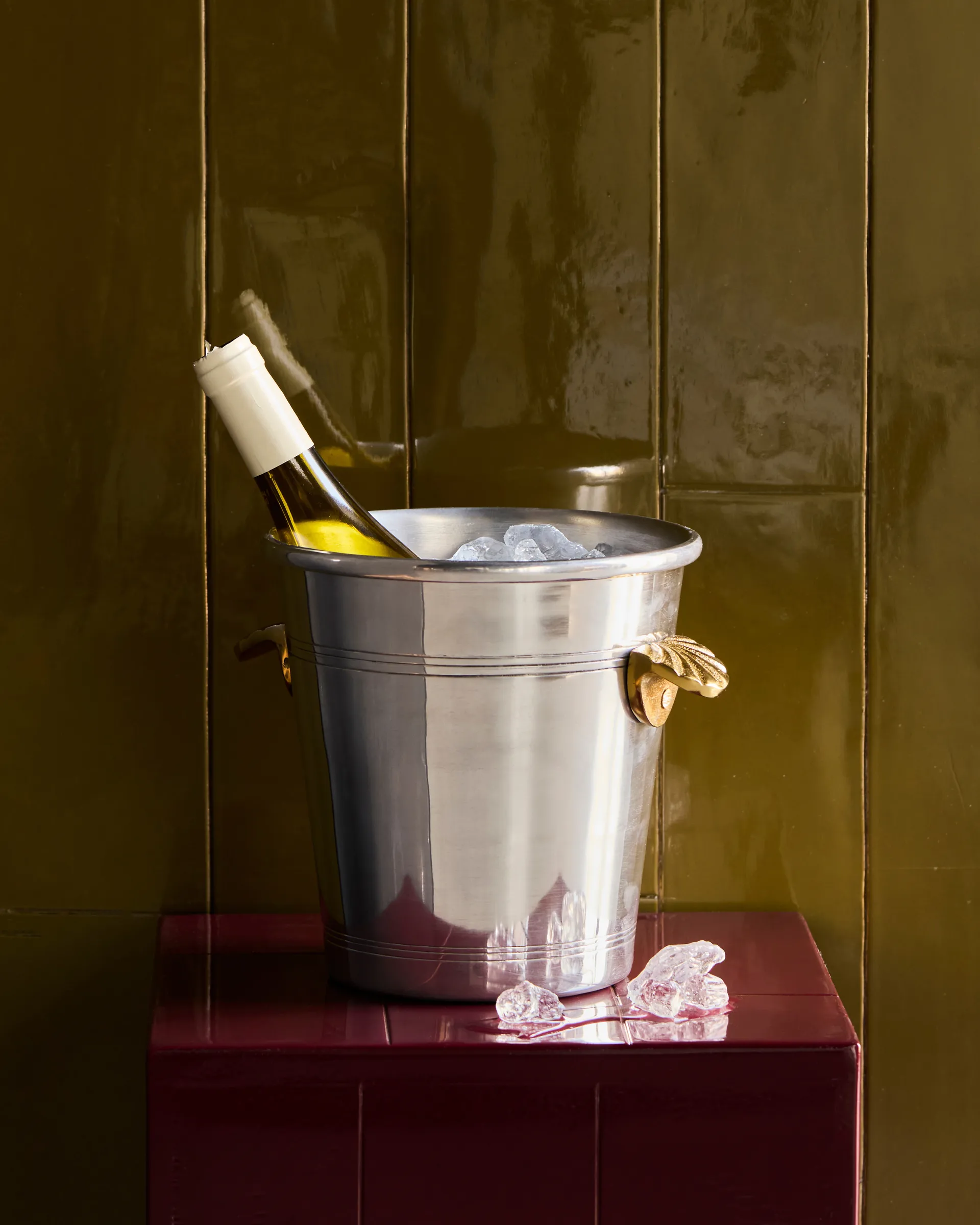 Refroidisseur à vin Vind, Argent antique House Doctor