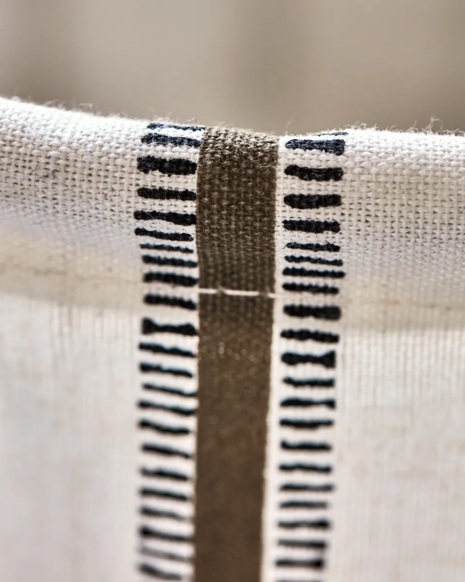 Sac à linge Laundry Ø40x50 cm, Marron clair House Doctor