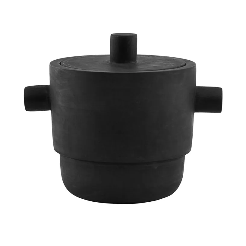 Seau à glace Ask 17 cm, Noir House Doctor