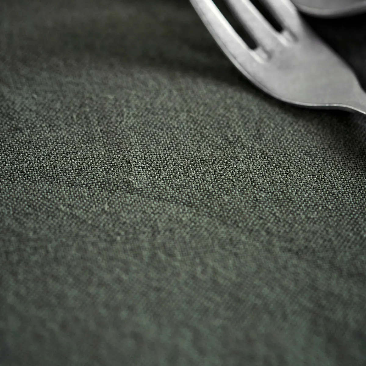 Serviettes Real 40x40 cm lot de 4, Vert foncé House Doctor