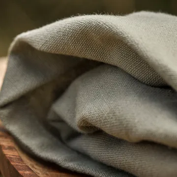 Serviettes Real 40x40 cm lot de 4 - Vert olive - House Doctor