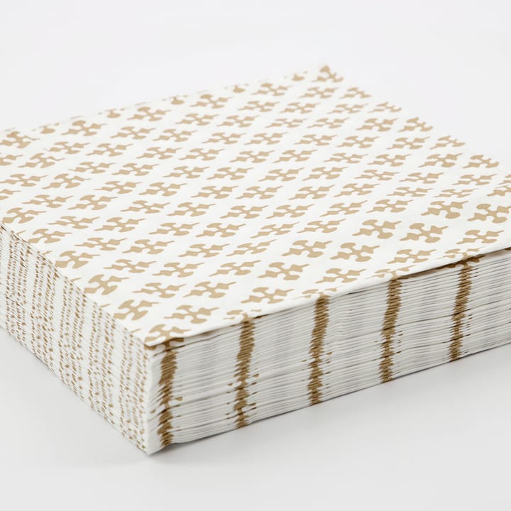 Serviettes Shield lot de 40, Beige House Doctor