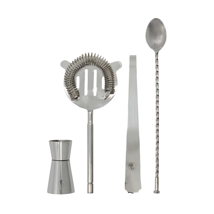 Set de bar Kett, 4 pièces - Silver finish - House Doctor