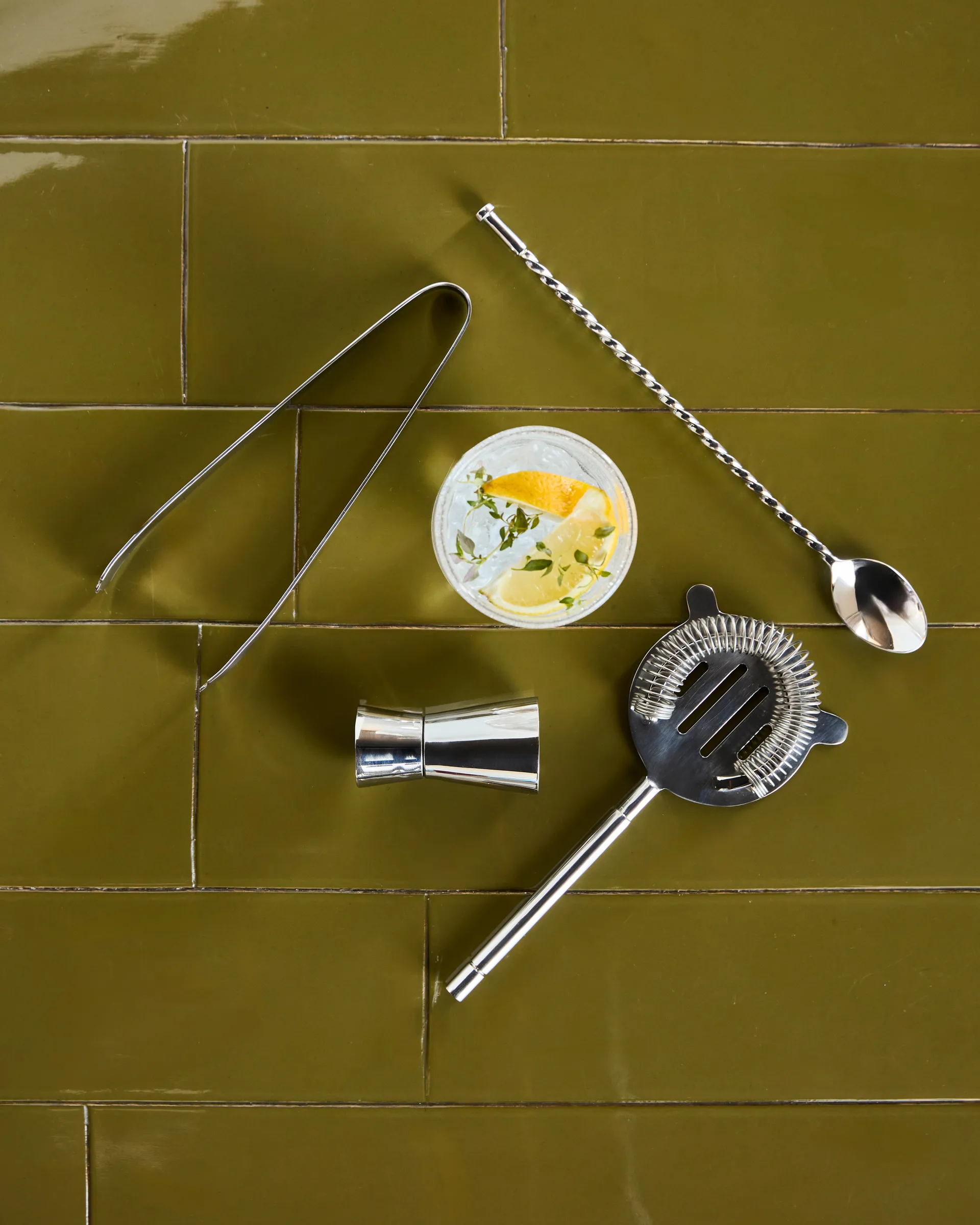 Set de bar Kett, 4 pièces, Silver finish House Doctor