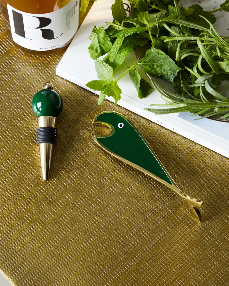 Set de bar Open 2 pièces, Vert House Doctor