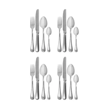 Set de couverts Brush 16 pièces - Silver finish - House Doctor