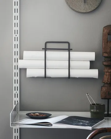 Support pour magazines Hold 22 cm - Noir - House Doctor