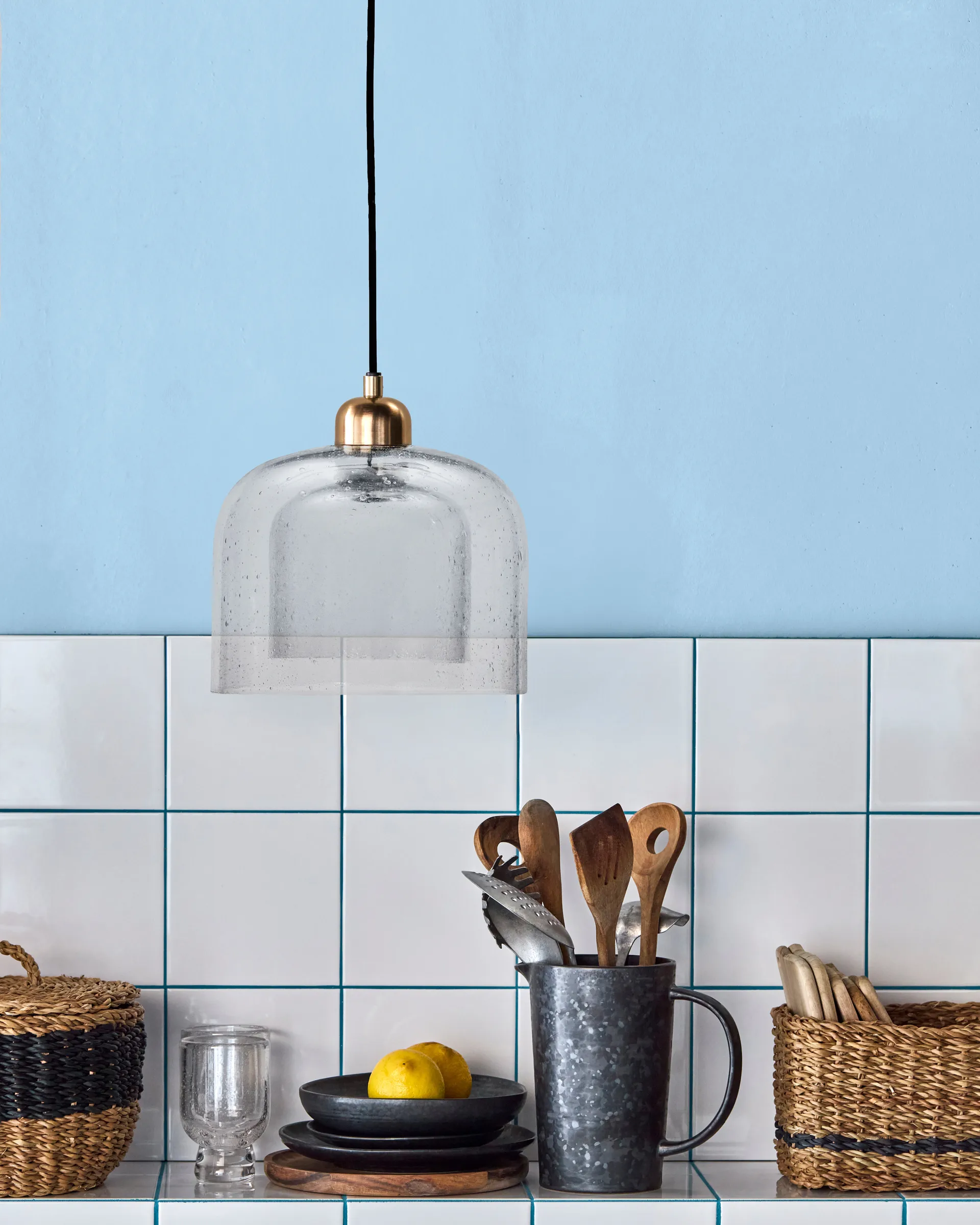 Suspension Bell Ø25 cm, Transparent House Doctor