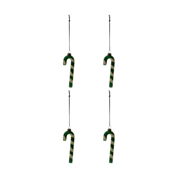 Suspension de Noël Stick lot de 4 - Vert - House Doctor
