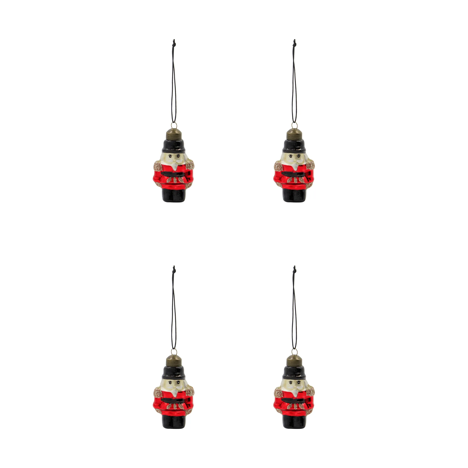 Suspension de Noël Tino lot de 4, Rouge House Doctor