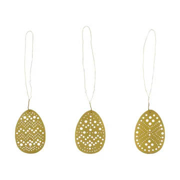 Suspension de Pâques Cut 3 pièces - Laiton antique - House Doctor