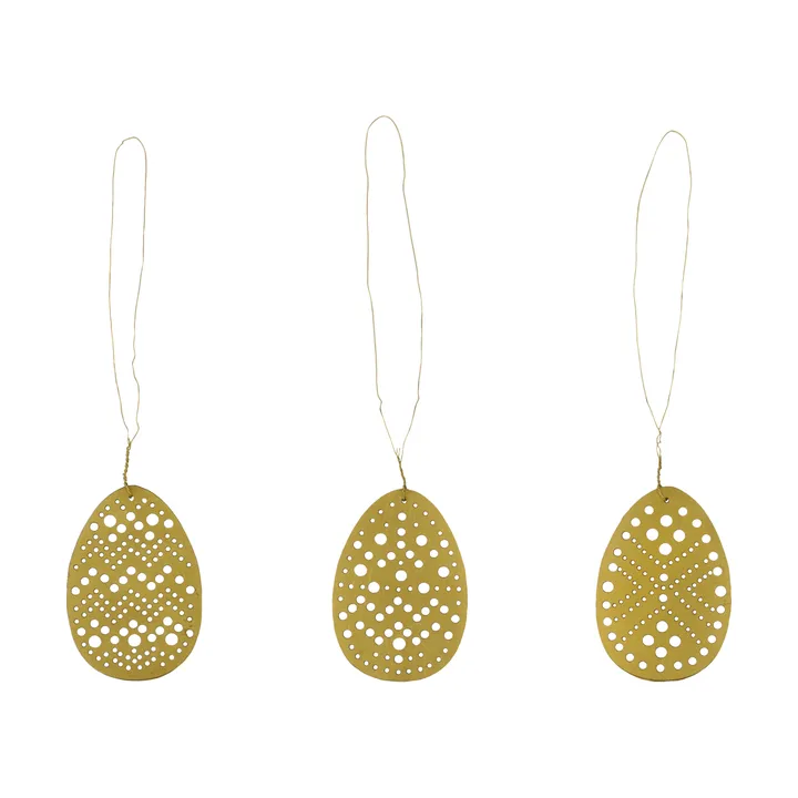 Suspension de Pâques Cut 3 pièces - Laiton antique - House Doctor