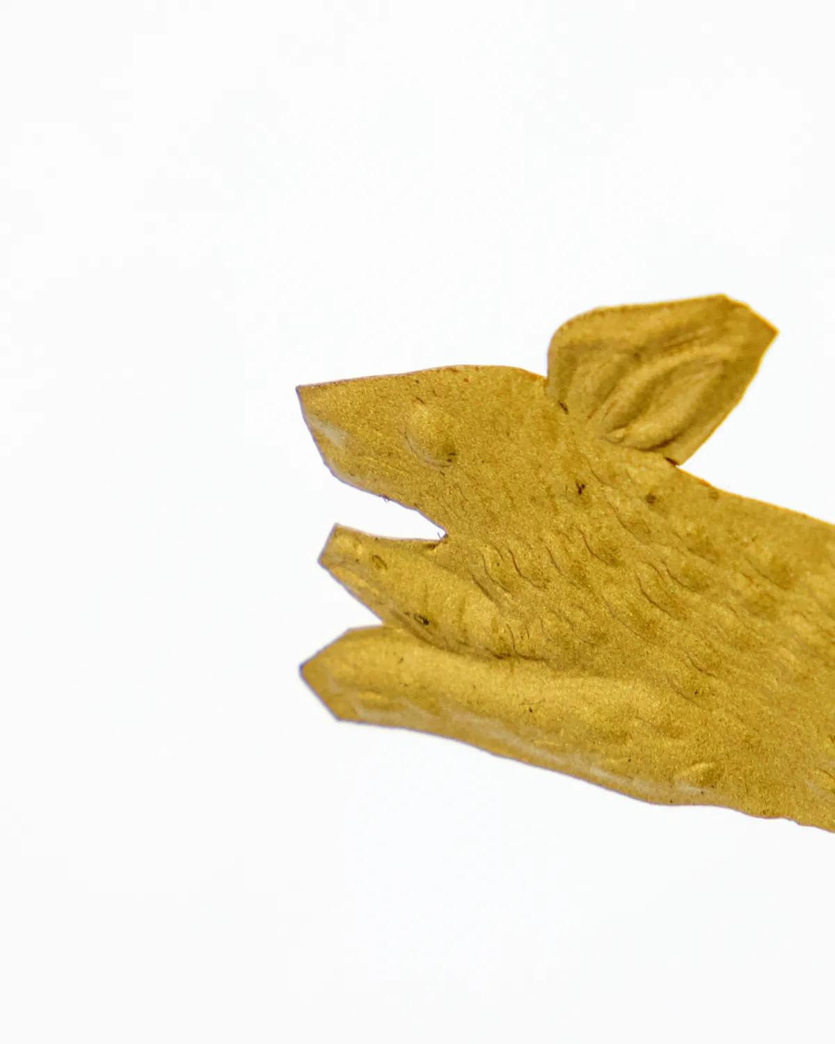 Suspension de Pâques Rabbit 3 pièces, Laiton antique House Doctor