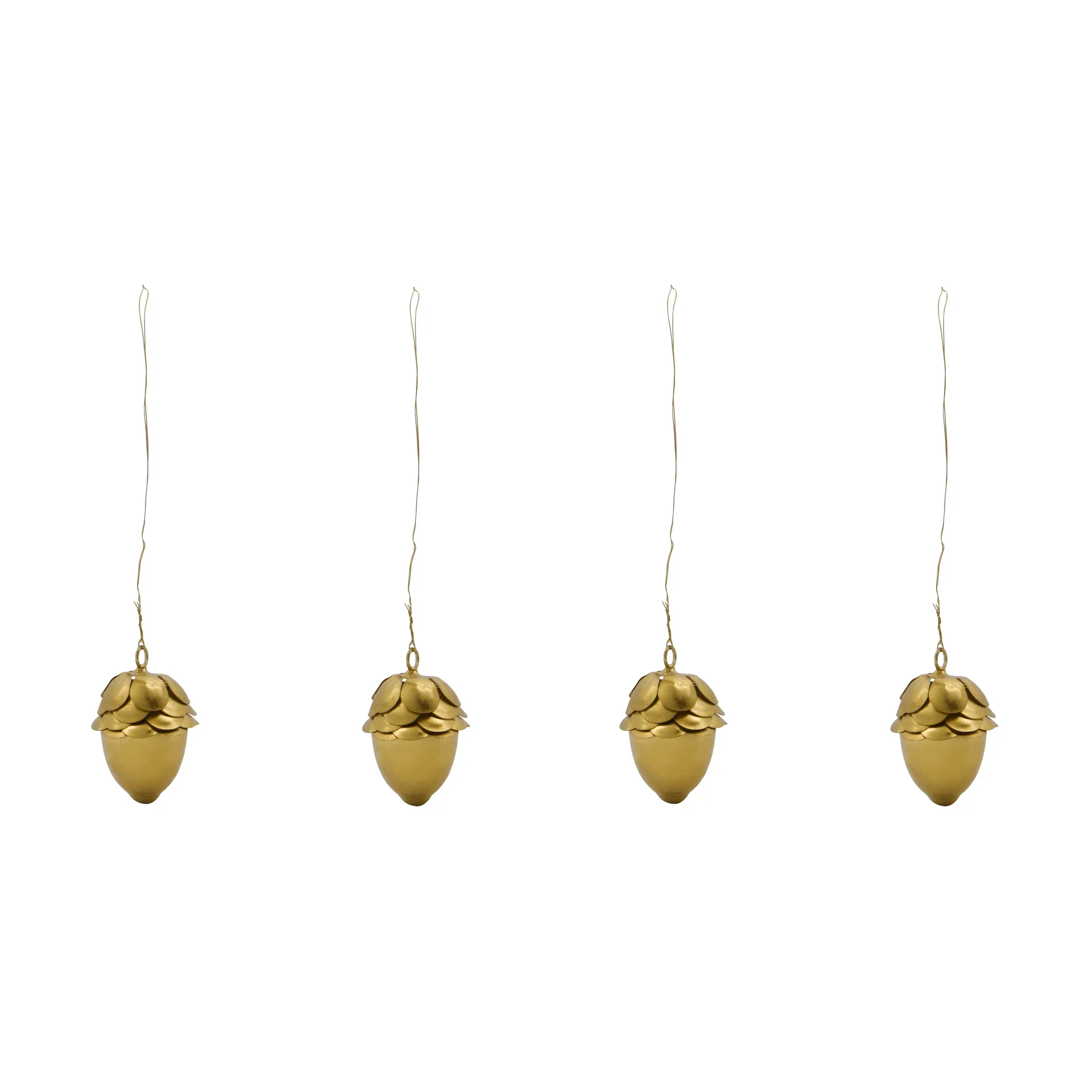 Suspensions décoratives Acorn lot de 4, Or House Doctor