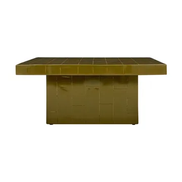 Table basse Brick 100x100x44 cm - Vert - House Doctor