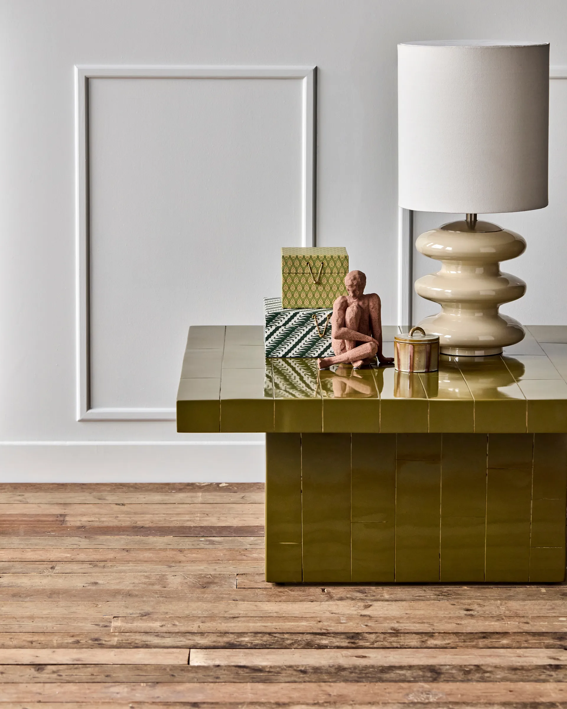 Table basse Brick 100x100x44 cm, Vert House Doctor