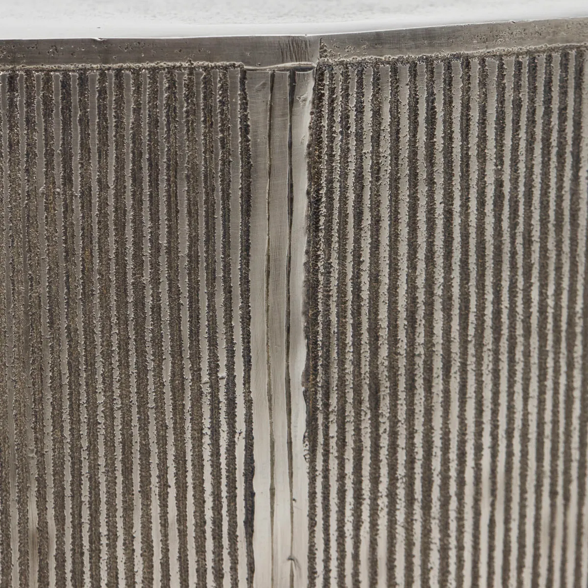 Table basse Rota 35 cm, Argent brossé House Doctor