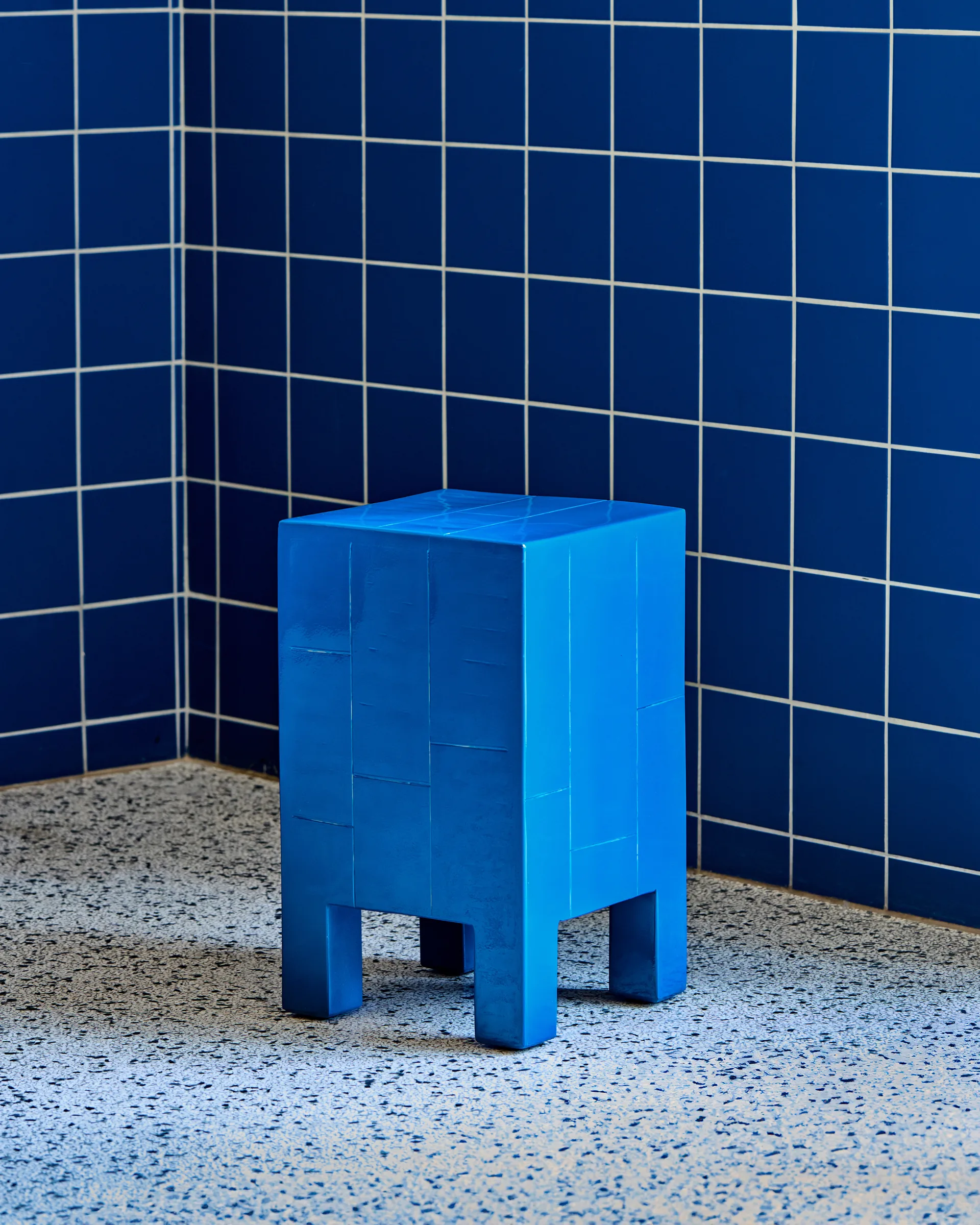 Table d'appoint Brick, Bleu House Doctor