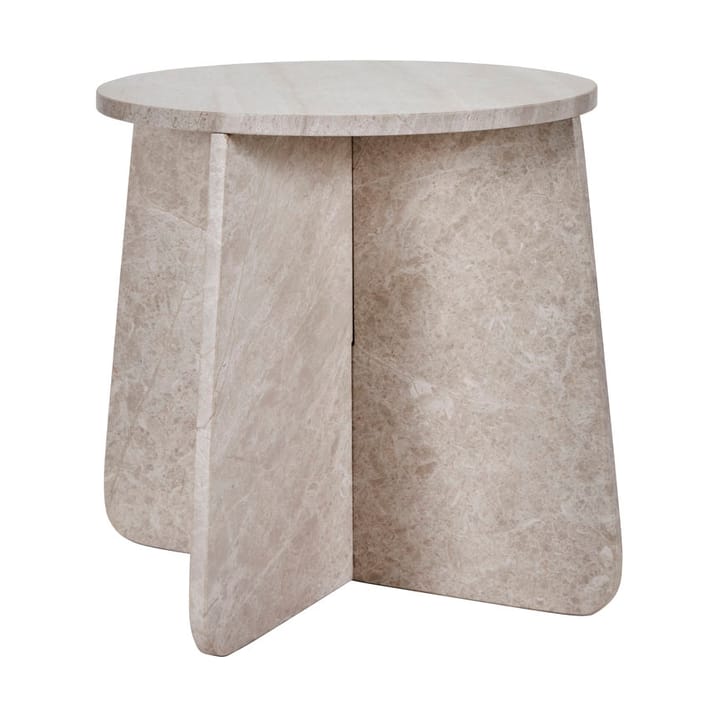 Table d'appoint Marb 48x48x40 cm - Marbre beige - House Doctor