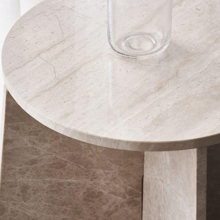 Table d'appoint Marb 48x48x40 cm - Marbre beige - House Doctor