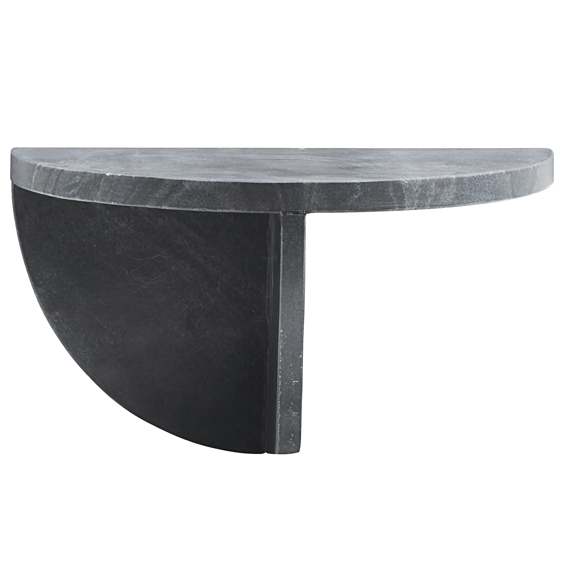 Table d’appoint murale Mega, Marbre noir House Doctor