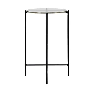 Table d'appoint Tamu Ø32x50 cm - Noir-verre - House Doctor