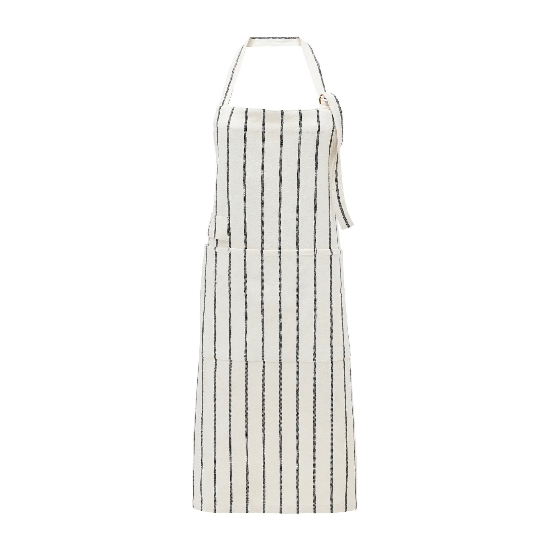 Tablier Dry 90x90 cm, Blanc-rayure noire House Doctor