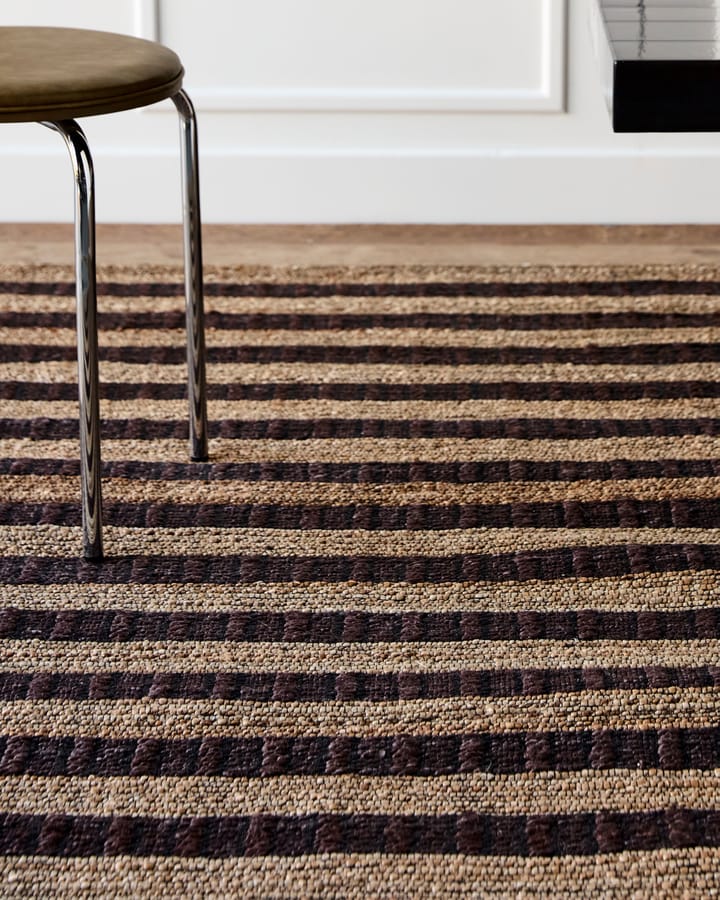 Tapis Block brun-nature, 160x230 cm House Doctor