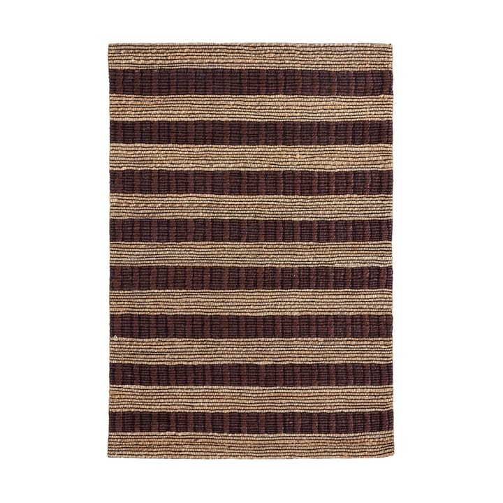 Tapis Block brun-nature - 85x130 cm - House Doctor