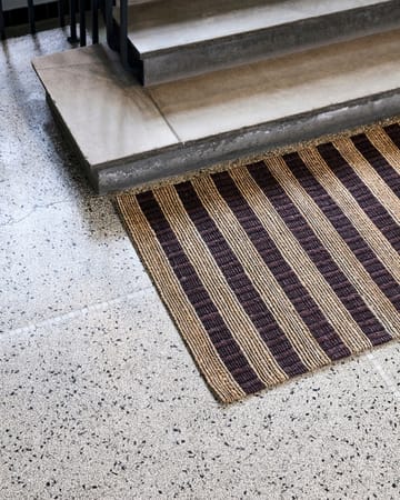 Tapis Block brun-nature - 85x130 cm - House Doctor