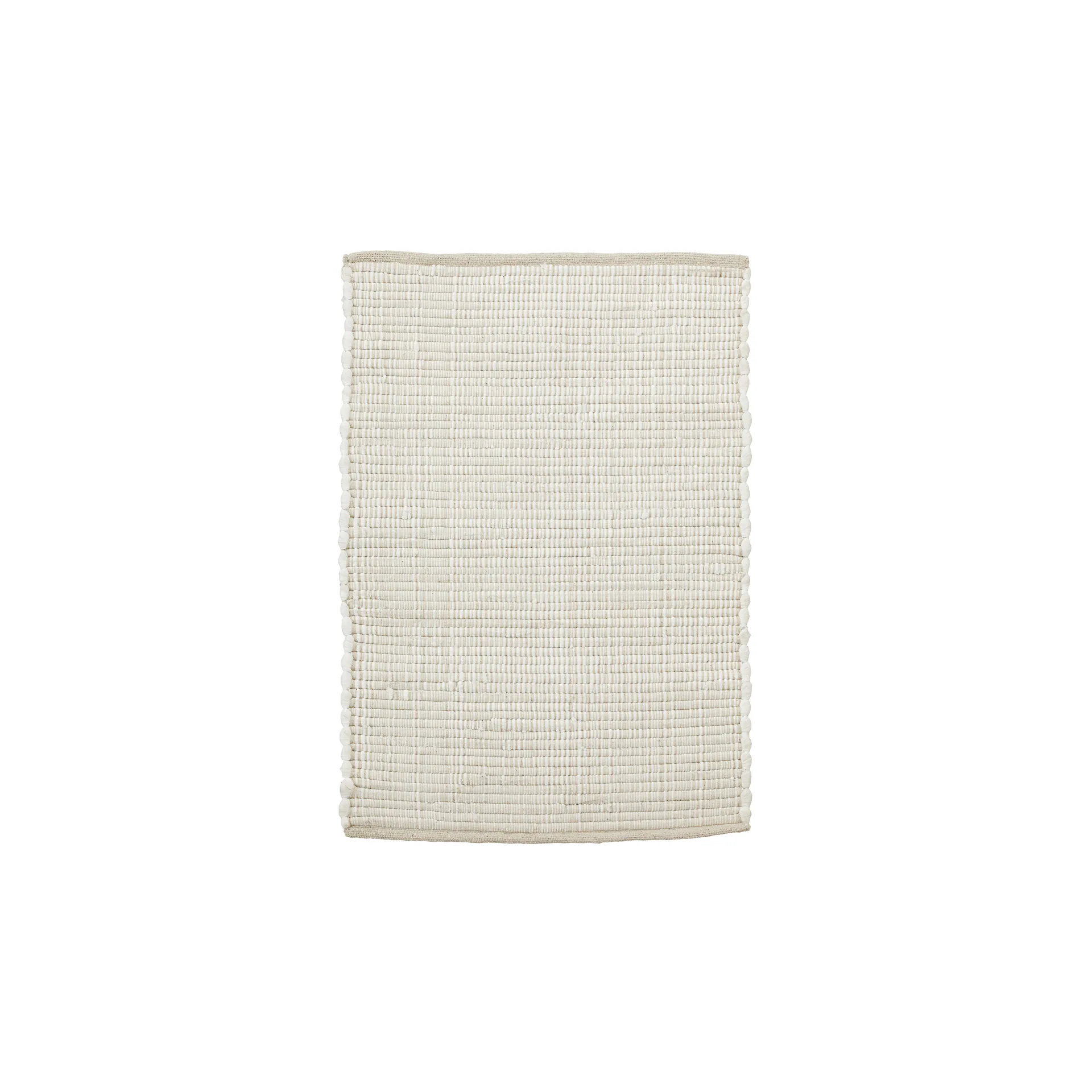 Tapis Chindi 60x90 cm, Blanc House Doctor