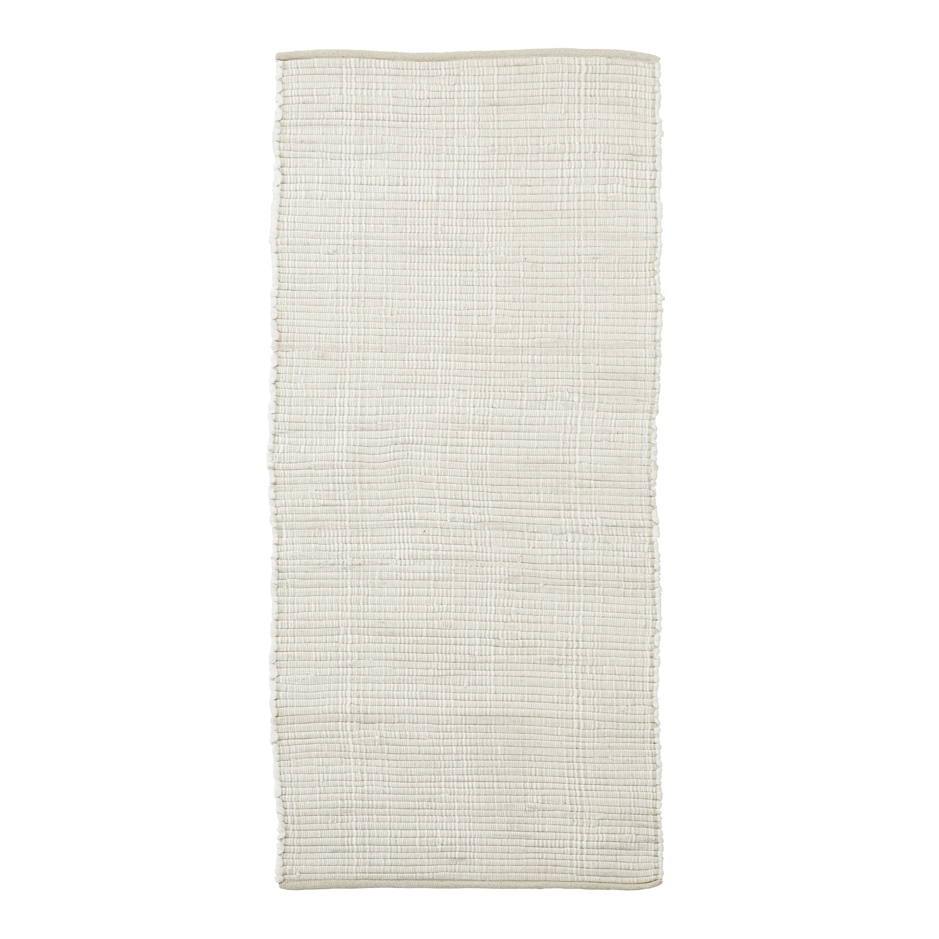 Tapis Chindi 70x160 cm, Blanc House Doctor
