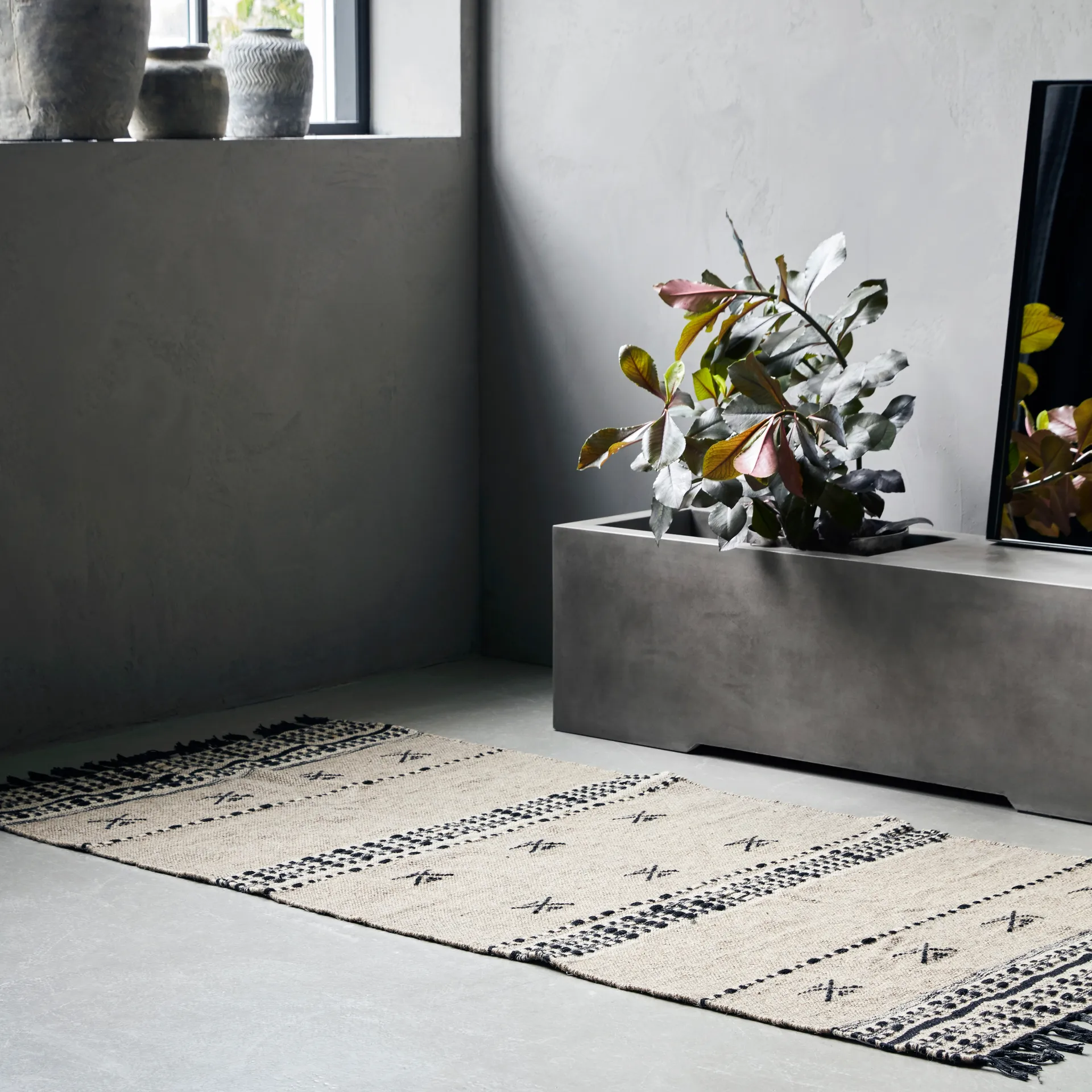 Tapis Cross 90x200 cm, Sand House Doctor