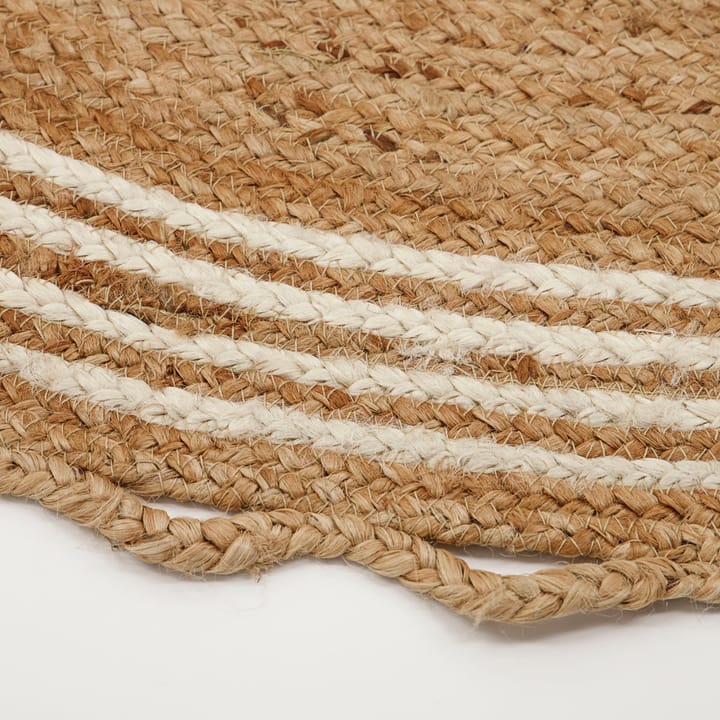 Tapis de Sapin de Noël Nord Ø120 cm, Jute-blanc House Doctor