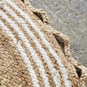 Tapis de Sapin de Noël Nord Ø120 cm - Jute-blanc - House Doctor
