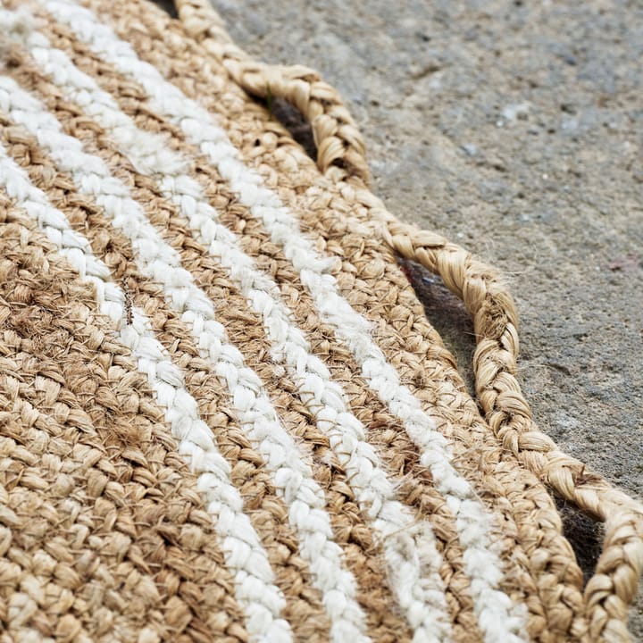 Tapis de Sapin de Noël Nord Ø120 cm, Jute-blanc House Doctor