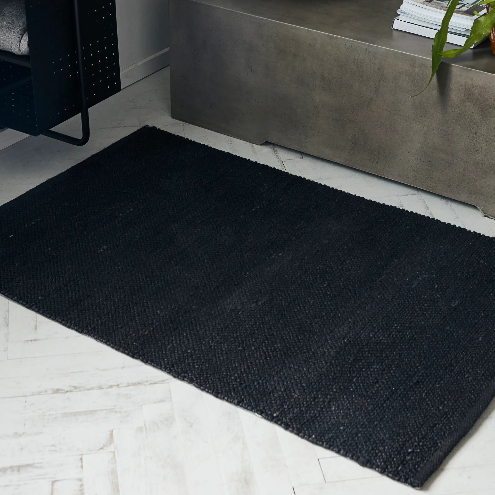 Tapis Hempi 85x130 cm, Noir House Doctor