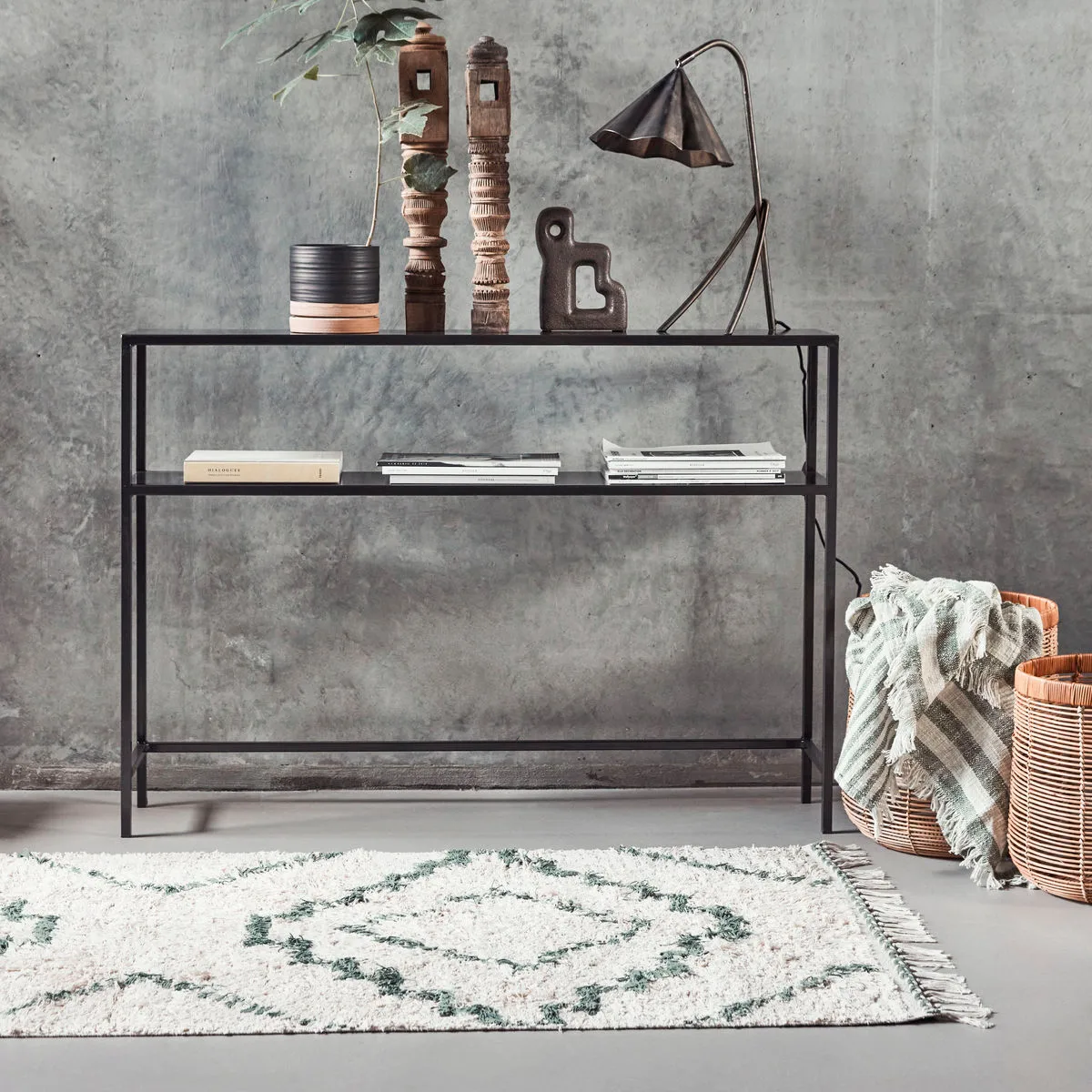 Tapis Minis 90x200 cm, Vert House Doctor