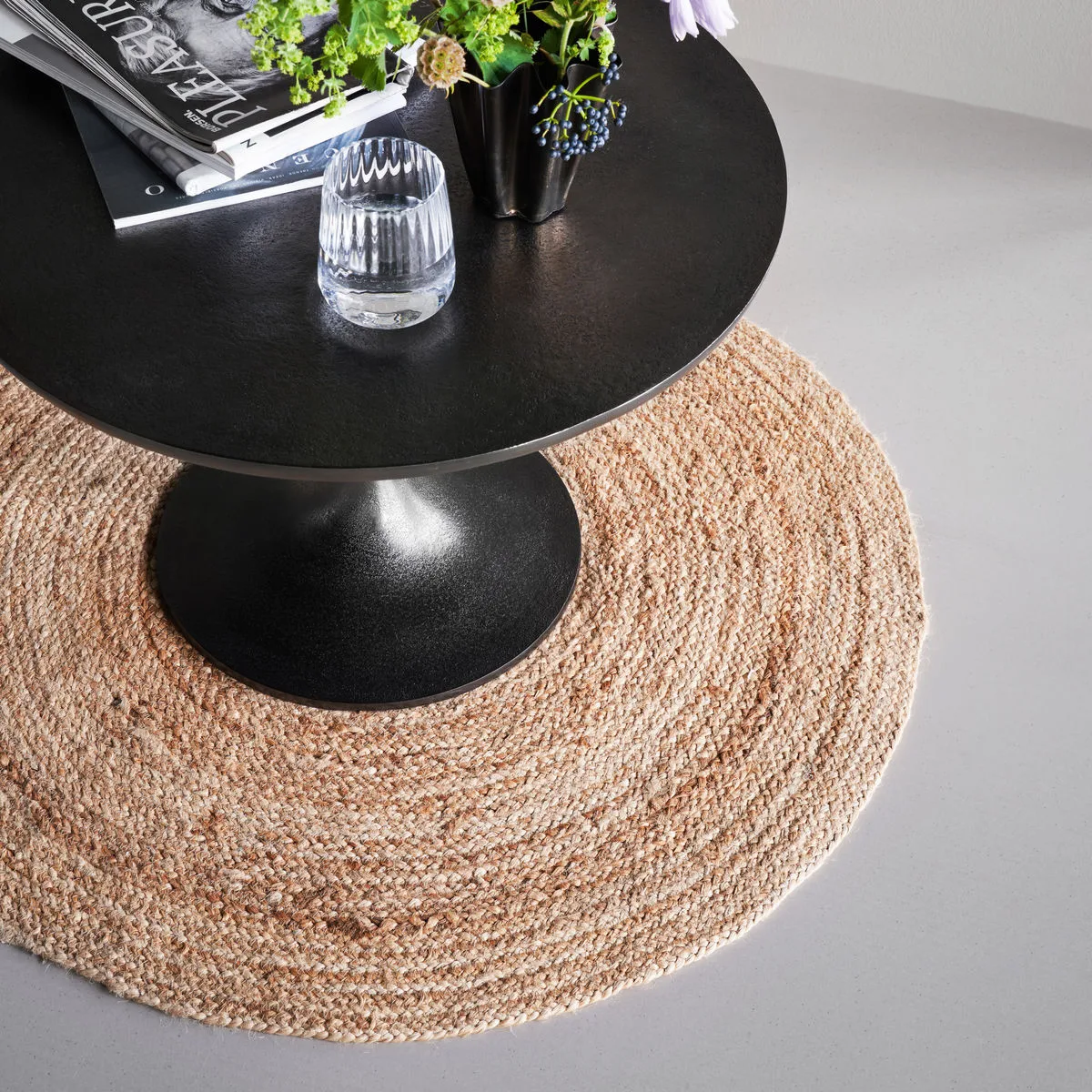 Tapis Rugy Ø90 cm, Nature House Doctor