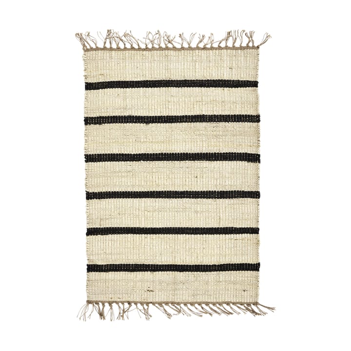 Tapis Sima 60x90 cm - Noir-nature - House Doctor