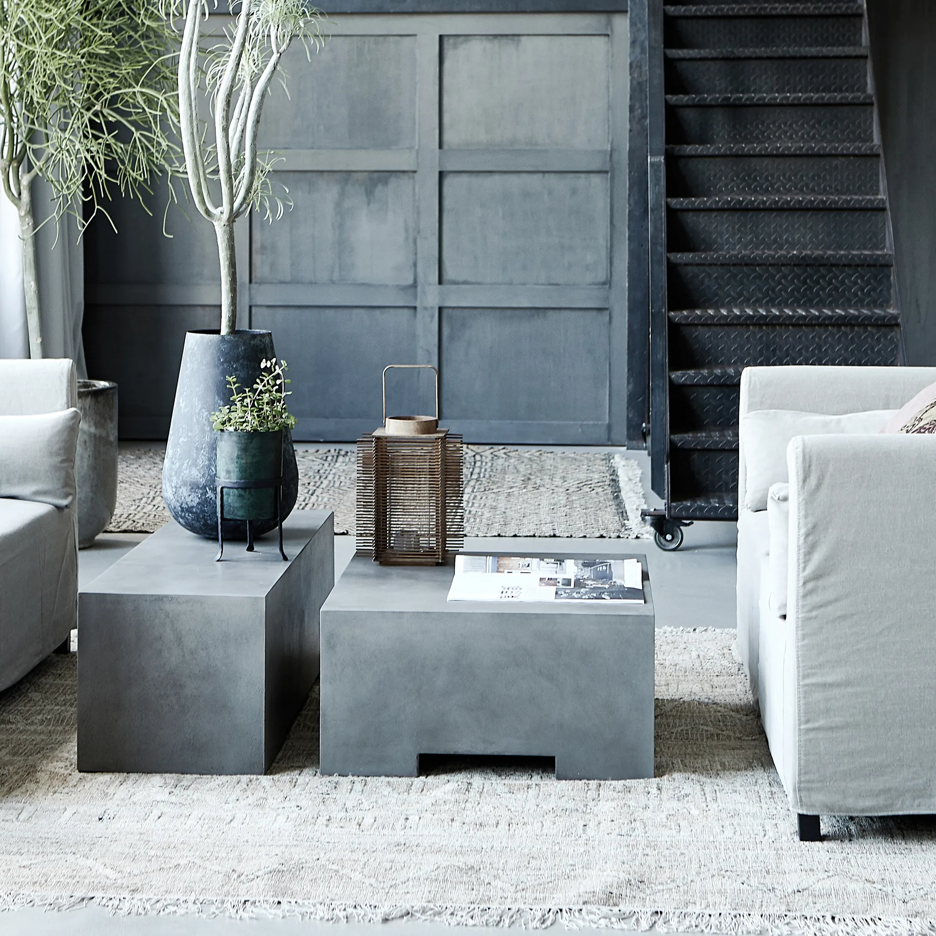 Tapis Wowe 180x180 cm, Beige House Doctor