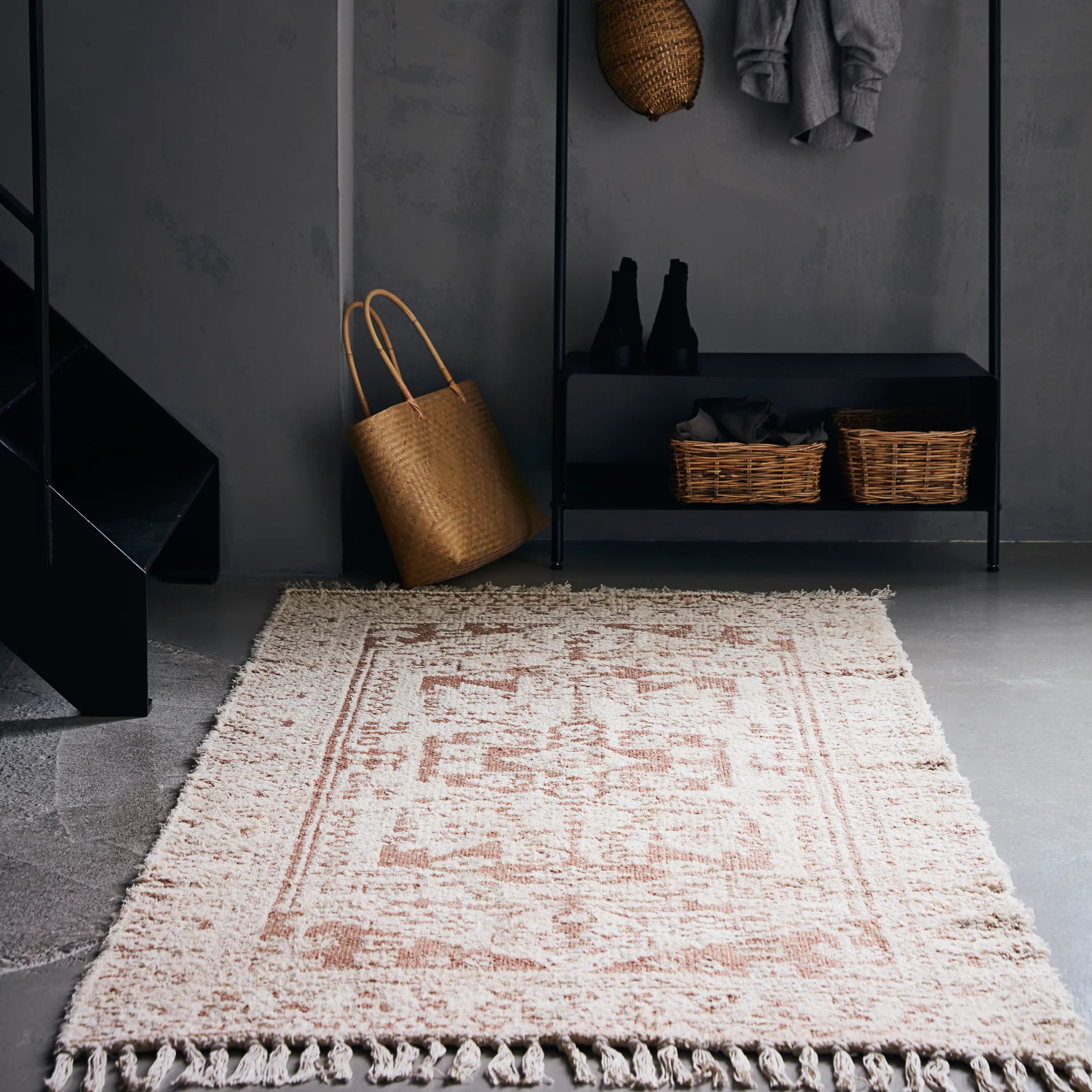 Tapis Wowe 90x200 cm, Beige House Doctor
