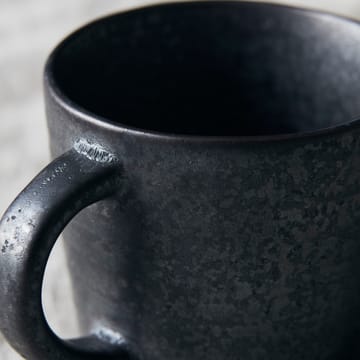 Tasse à espresso Pion 10 cl - Noir-marron - House Doctor