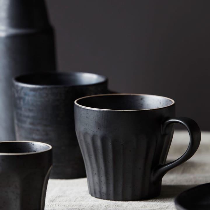 Tasse avec poignée Berica, Noir House Doctor