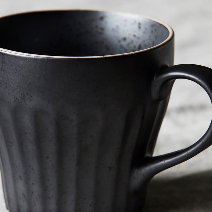 Tasse avec poignée Berica, Noir House Doctor