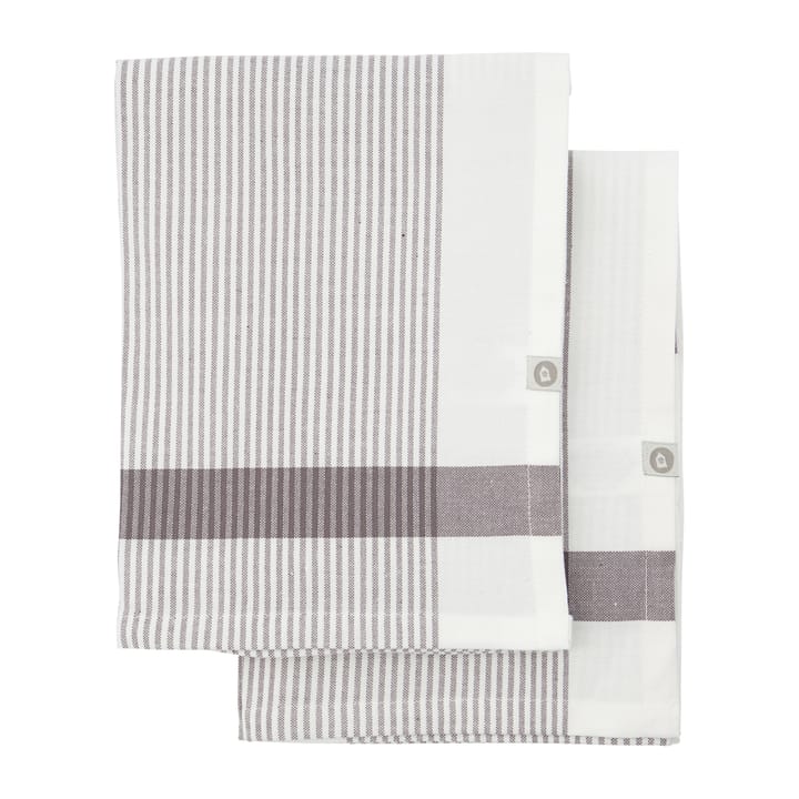Torchon Chef 55x75 cm Lot de 2 - Gris - House Doctor