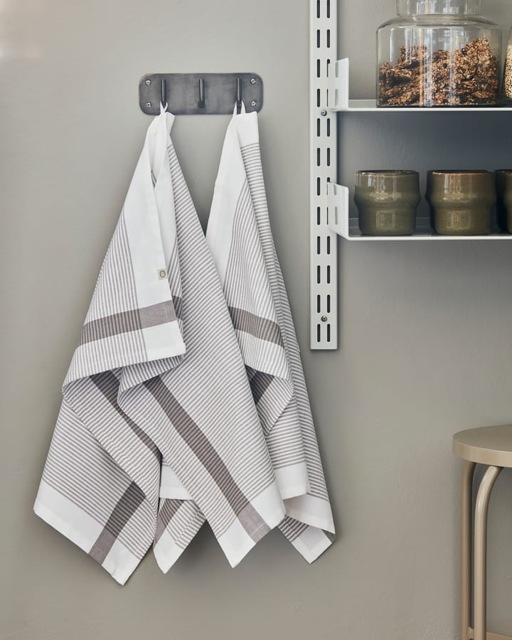 Torchon Chef 55x75 cm Lot de 2, Gris House Doctor