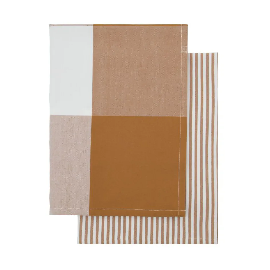 Torchon de cuisine Cook 55x75 cm lot de 2, Camel House Doctor