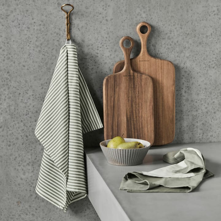 Torchon de cuisine Cook 55x75 cm lot de 2, Vert olive House Doctor